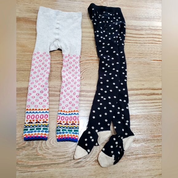 Hanna Andersson Other - Hanna Andersson Thick Polka-dot Tights